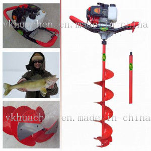 Gasoline Powered Fishing Ice Drill Tjaele Auger Driller